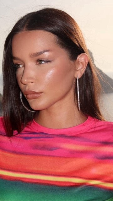 Ibiza Silver Hoop Earrings