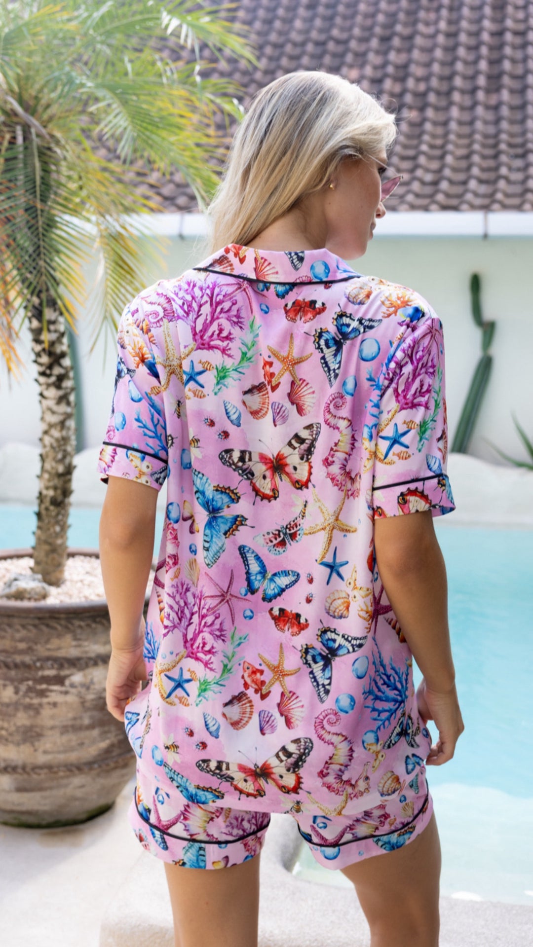 Amalfi Pink Shorts &amp; Shirt Set