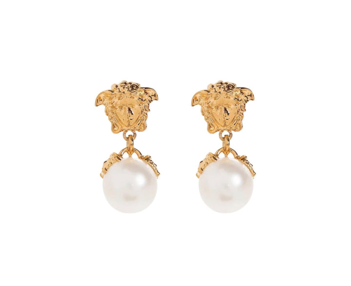 The Rome Eternal Pearl Gold Drop Earrings