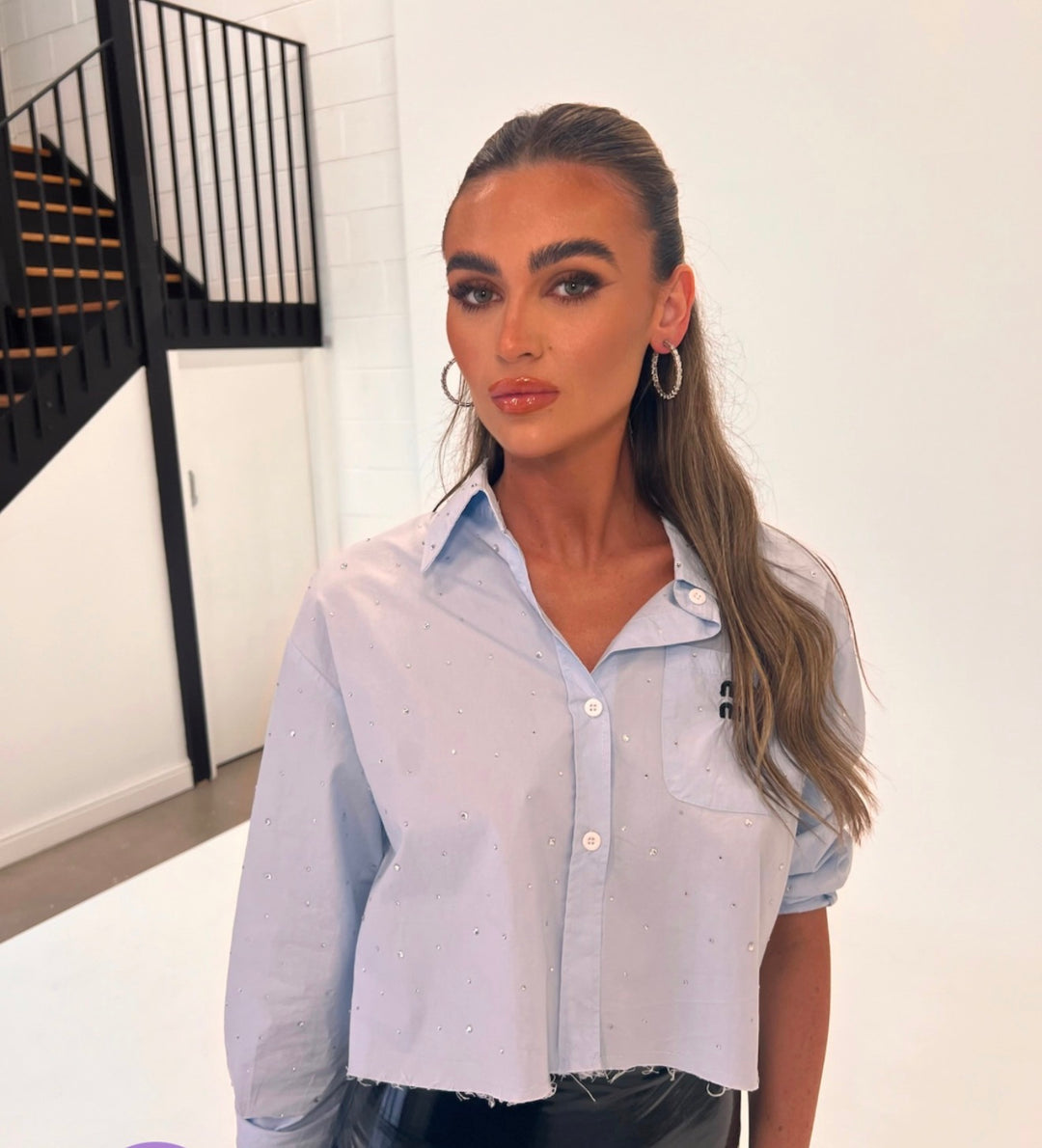 The Zurich Serpent Baguette Silver Earrings