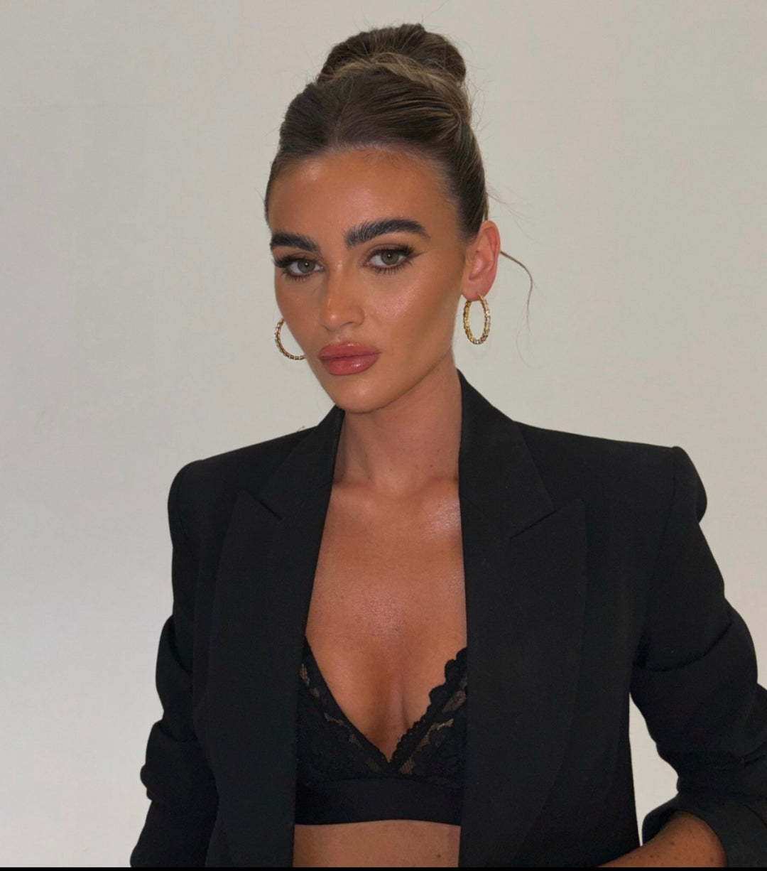 The Zurich Serpent Baguette Gold Earrings