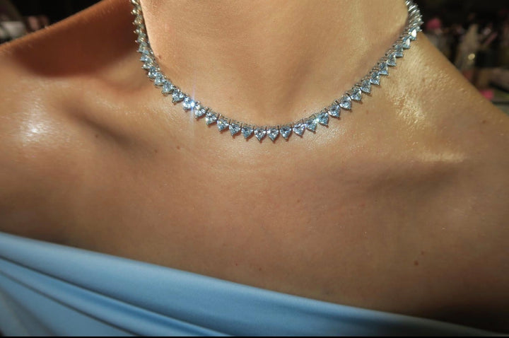 The Pisces Moissanite Aquamarine Necklace